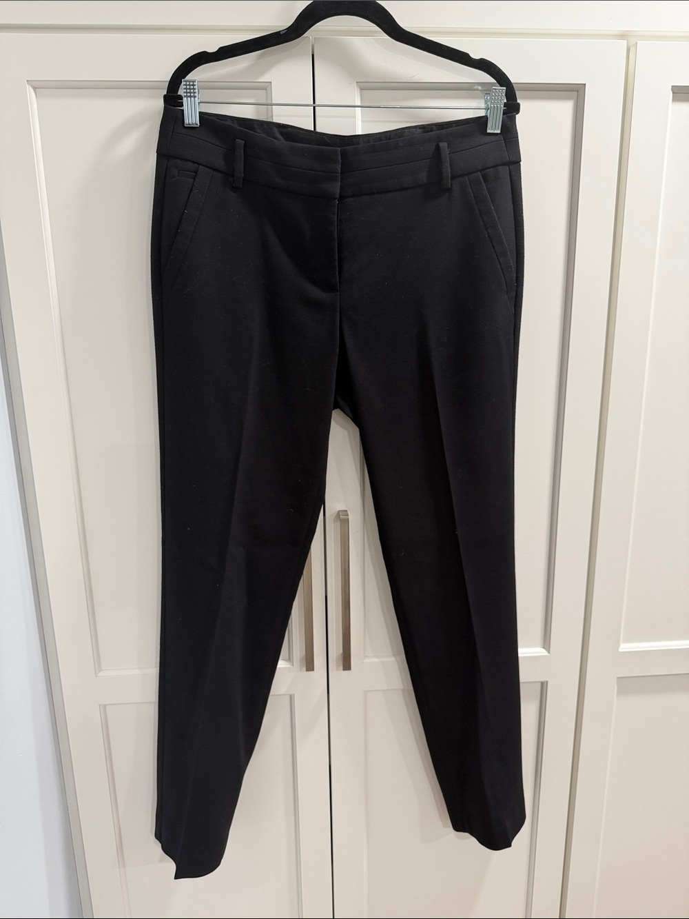 LOFT Black Tailored Ankle Pants